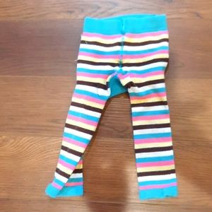Lazy One Rainbow Striped Leggings size 18-24months
